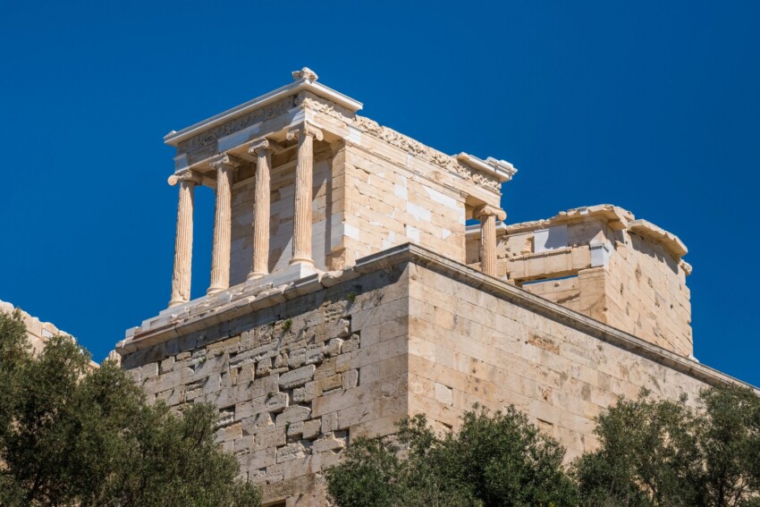 Temple of Athena Nike on the Acropolis of Athens