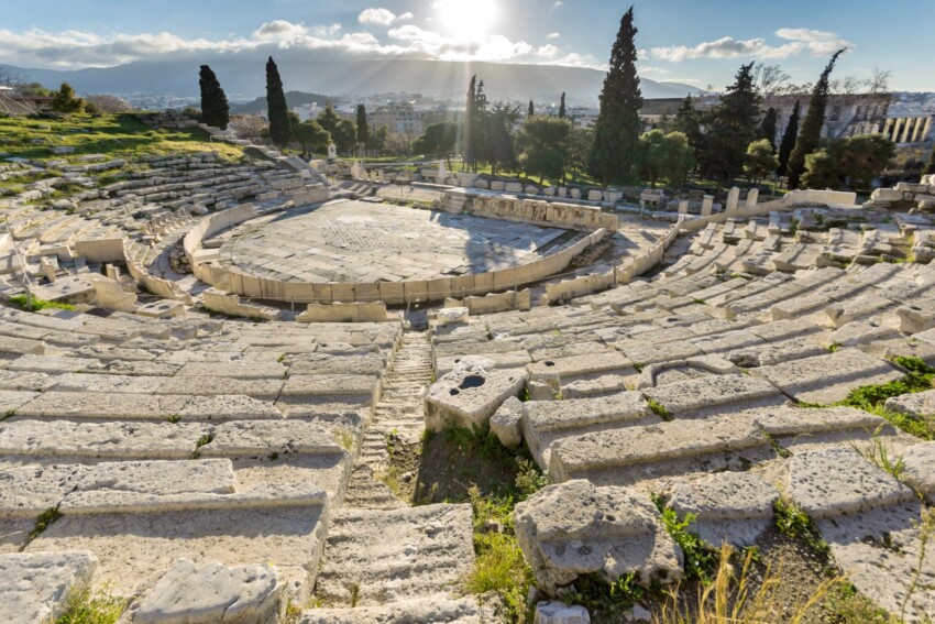 Theatre of Dionysus on the slopes of the Acropolis