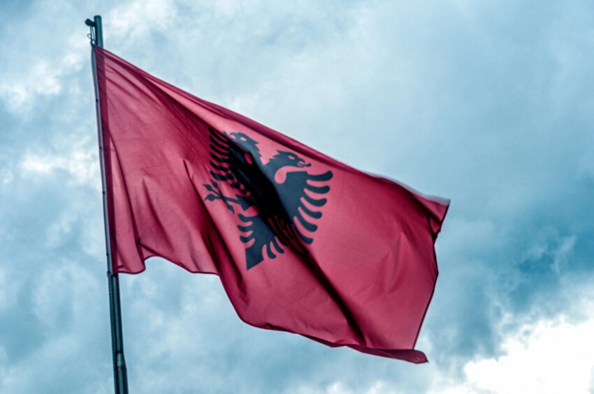 Flag of Albania